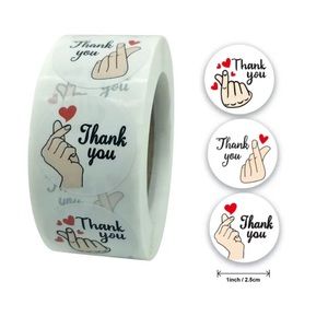120 pcs | 4 designs | You're the Best, Thank You Packaging Stickers Variety